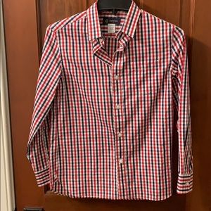 EUC J.Crew crewcuts Boys 12 plaid button down